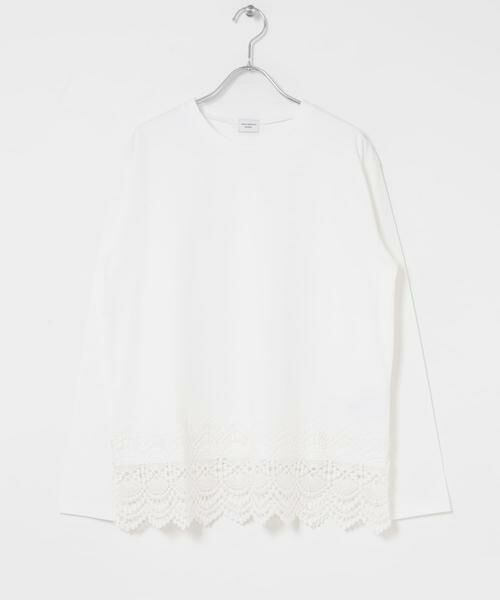 URBAN RESEARCH DOORS / アーバンリサーチ ドアーズ Tシャツ | 裾レースカットソー | 詳細6