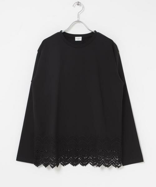 URBAN RESEARCH DOORS / アーバンリサーチ ドアーズ Tシャツ | 裾レースカットソー | 詳細15