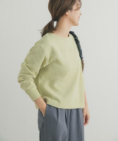 URBAN RESEARCH DOORS / アーバンリサーチ ドアーズ Tシャツ | 『UR TECH』ボートネックプルオーバー | 詳細1