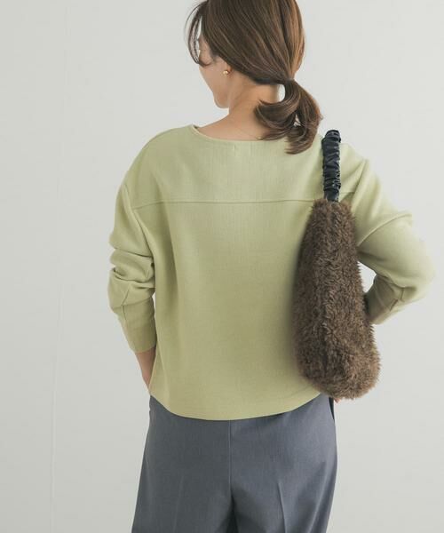 URBAN RESEARCH DOORS / アーバンリサーチ ドアーズ Tシャツ | 『UR TECH』ボートネックプルオーバー | 詳細3