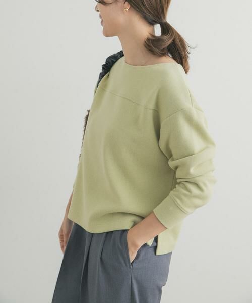 URBAN RESEARCH DOORS / アーバンリサーチ ドアーズ Tシャツ | 『UR TECH』ボートネックプルオーバー | 詳細6