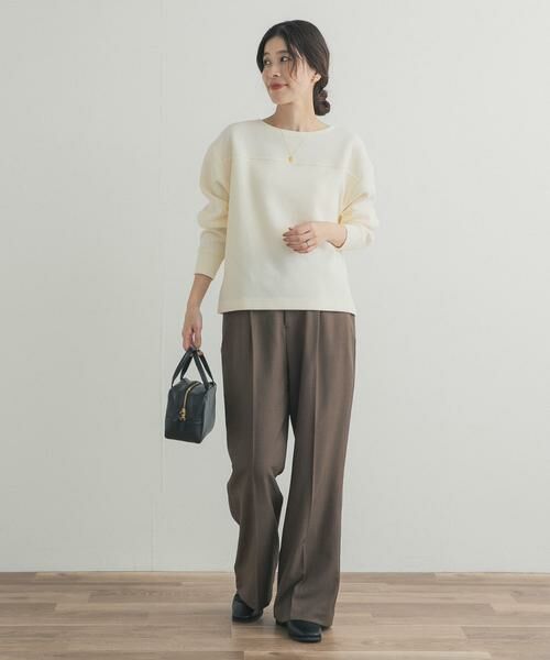 URBAN RESEARCH DOORS / アーバンリサーチ ドアーズ Tシャツ | 『UR TECH』ボートネックプルオーバー | 詳細21