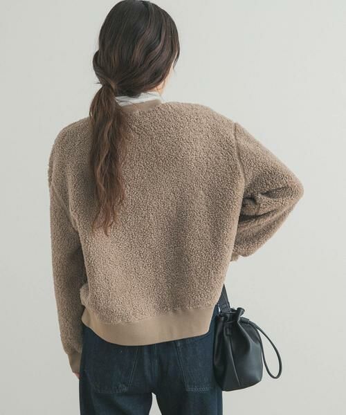 URBAN RESEARCH DOORS / アーバンリサーチ ドアーズ カーディガン・ボレロ | プードルボアカーディガン | 詳細5