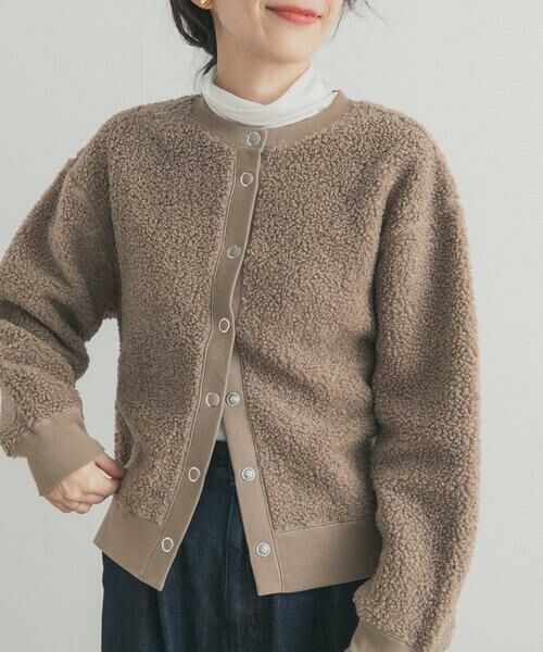 URBAN RESEARCH DOORS / アーバンリサーチ ドアーズ カーディガン・ボレロ | プードルボアカーディガン | 詳細6