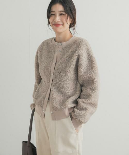 URBAN RESEARCH DOORS / アーバンリサーチ ドアーズ カーディガン・ボレロ | プードルボアカーディガン | 詳細16
