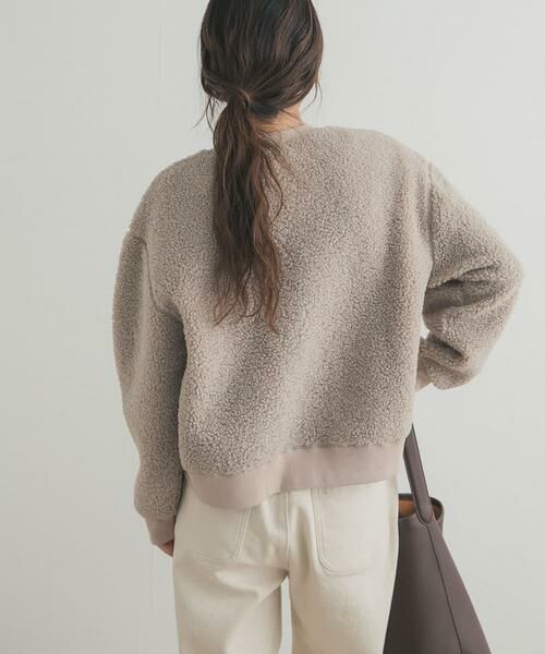 URBAN RESEARCH DOORS / アーバンリサーチ ドアーズ カーディガン・ボレロ | プードルボアカーディガン | 詳細20