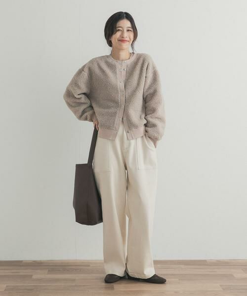 URBAN RESEARCH DOORS / アーバンリサーチ ドアーズ カーディガン・ボレロ | プードルボアカーディガン | 詳細21