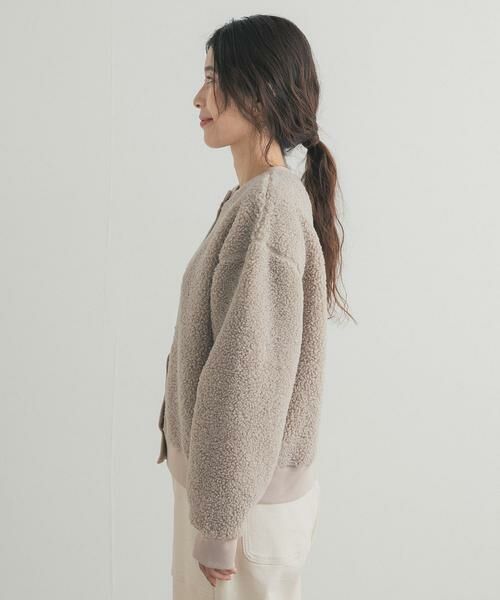 URBAN RESEARCH DOORS / アーバンリサーチ ドアーズ カーディガン・ボレロ | プードルボアカーディガン | 詳細23