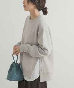 URBAN RESEARCH DOORS / アーバンリサーチ ドアーズ スウェット | 『一部WEB限定カラー』『UR TECH』裏起毛サイド釦スウェット