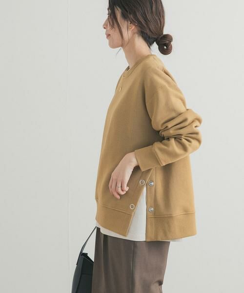 URBAN RESEARCH DOORS / アーバンリサーチ ドアーズ スウェット | 『一部WEB限定カラー』『UR TECH』裏起毛サイド釦スウェット | 詳細6