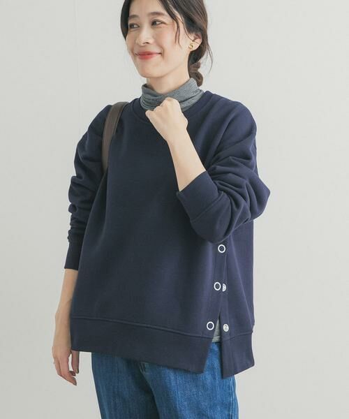 URBAN RESEARCH DOORS / アーバンリサーチ ドアーズ スウェット | 『一部WEB限定カラー』『UR TECH』裏起毛サイド釦スウェット | 詳細20