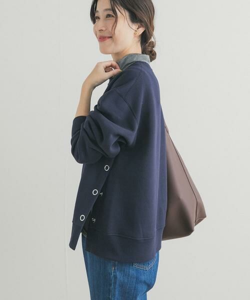 URBAN RESEARCH DOORS / アーバンリサーチ ドアーズ スウェット | 『一部WEB限定カラー』『UR TECH』裏起毛サイド釦スウェット | 詳細21