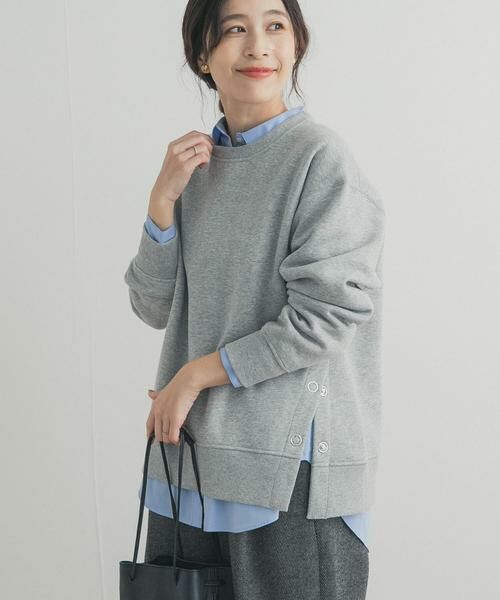 URBAN RESEARCH DOORS / アーバンリサーチ ドアーズ スウェット | 『一部WEB限定カラー』『UR TECH』裏起毛サイド釦スウェット | 詳細29