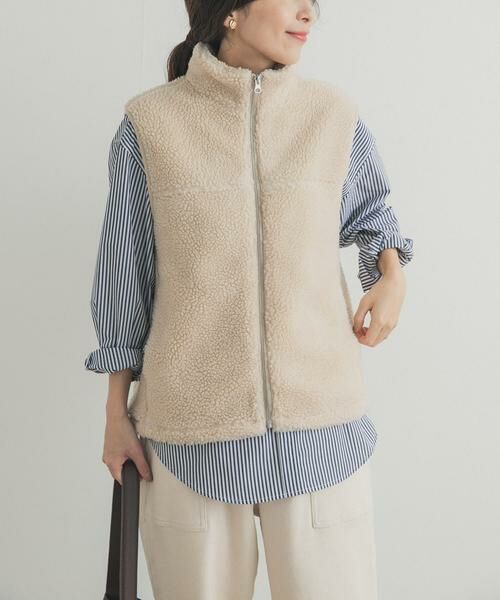 URBAN RESEARCH DOORS / アーバンリサーチ ドアーズ ベスト | ボアZIPベスト | 詳細2