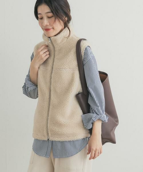 URBAN RESEARCH DOORS / アーバンリサーチ ドアーズ ベスト | ボアZIPベスト | 詳細4