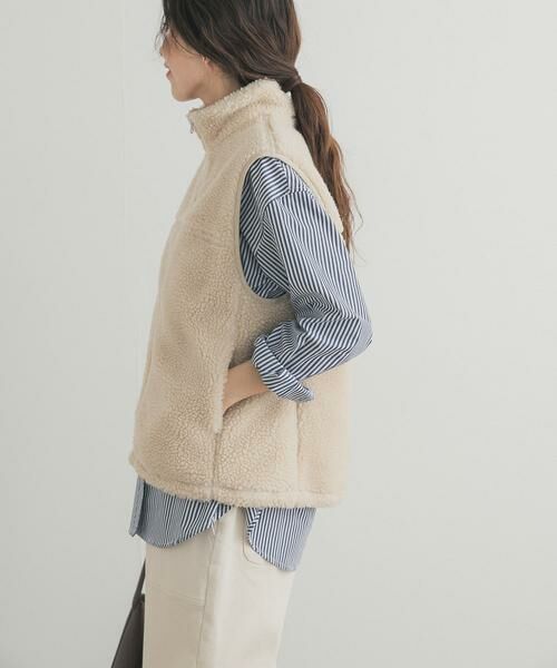 URBAN RESEARCH DOORS / アーバンリサーチ ドアーズ ベスト | ボアZIPベスト | 詳細5