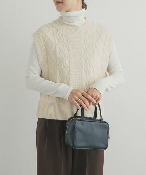 URBAN RESEARCH DOORS / アーバンリサーチ ドアーズ ベスト | ケーブル柄ニットベスト | 詳細2