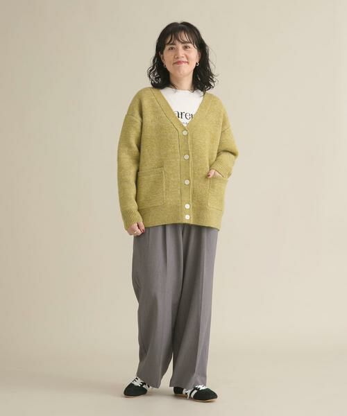 URBAN RESEARCH DOORS / アーバンリサーチ ドアーズ カーディガン・ボレロ | 『スタッフ企画』ダブルフェイスVネックカーディガン | 詳細4