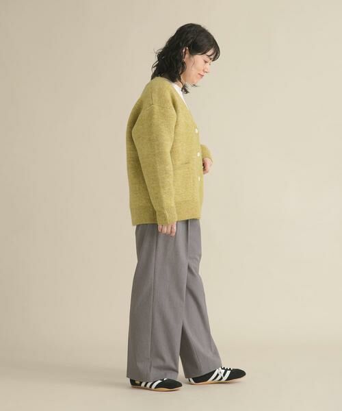 URBAN RESEARCH DOORS / アーバンリサーチ ドアーズ カーディガン・ボレロ | 『スタッフ企画』ダブルフェイスVネックカーディガン | 詳細5