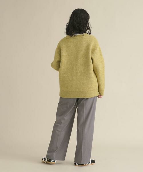 URBAN RESEARCH DOORS / アーバンリサーチ ドアーズ カーディガン・ボレロ | 『スタッフ企画』ダブルフェイスVネックカーディガン | 詳細6