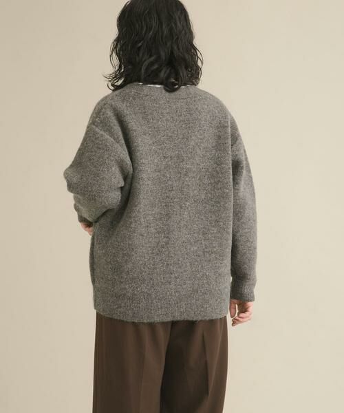 URBAN RESEARCH DOORS / アーバンリサーチ ドアーズ カーディガン・ボレロ | 『スタッフ企画』ダブルフェイスVネックカーディガン | 詳細10