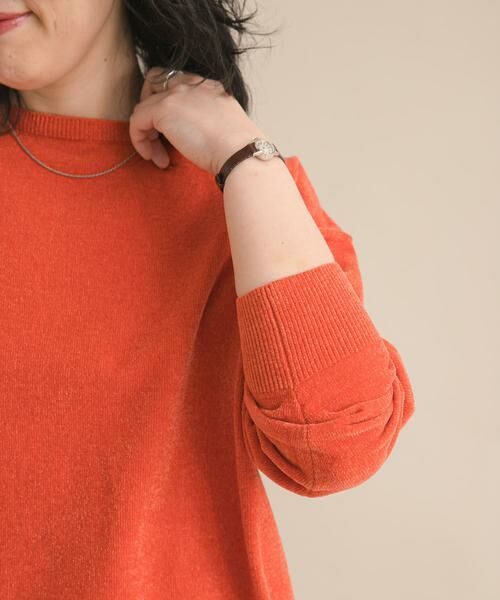 URBAN RESEARCH DOORS / アーバンリサーチ ドアーズ ニット・セーター | 『スタッフ企画』モールヤーンボートネックニット | 詳細3