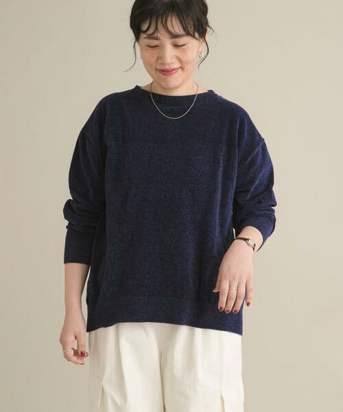 URBAN RESEARCH DOORS / アーバンリサーチ ドアーズ ニット・セーター | 『スタッフ企画』モールヤーンボートネックニット | 詳細10