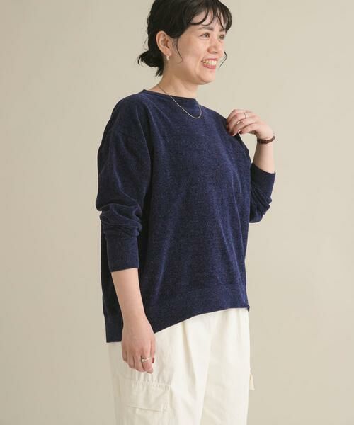 URBAN RESEARCH DOORS / アーバンリサーチ ドアーズ ニット・セーター | 『スタッフ企画』モールヤーンボートネックニット | 詳細11