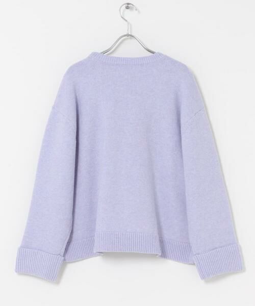 URBAN RESEARCH DOORS / アーバンリサーチ ドアーズ ニット・セーター | 『スタッフ企画』ターンバック袖ショート丈ニット | 詳細10