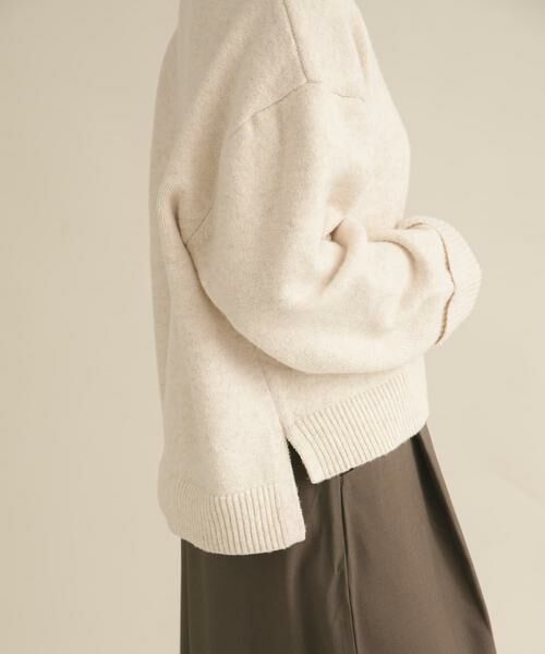 URBAN RESEARCH DOORS / アーバンリサーチ ドアーズ ニット・セーター | 『スタッフ企画』ターンバック袖ショート丈ニット | 詳細16