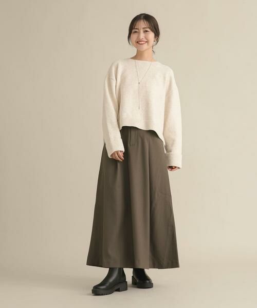 URBAN RESEARCH DOORS / アーバンリサーチ ドアーズ ニット・セーター | 『スタッフ企画』ターンバック袖ショート丈ニット | 詳細18