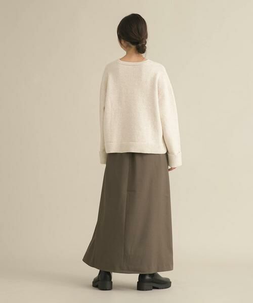 URBAN RESEARCH DOORS / アーバンリサーチ ドアーズ ニット・セーター | 『スタッフ企画』ターンバック袖ショート丈ニット | 詳細19