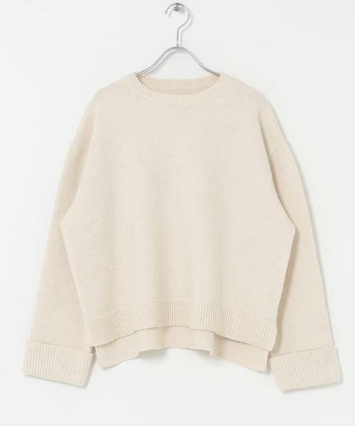 URBAN RESEARCH DOORS / アーバンリサーチ ドアーズ ニット・セーター | 『スタッフ企画』ターンバック袖ショート丈ニット | 詳細20