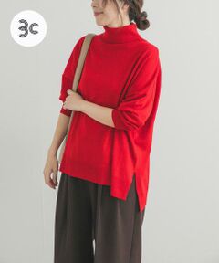 URBAN RESEARCH DOORS / アーバンリサーチ ドアーズ ニット・セーター | ウォッシャブルウールタートルネックワイドプルオーバー