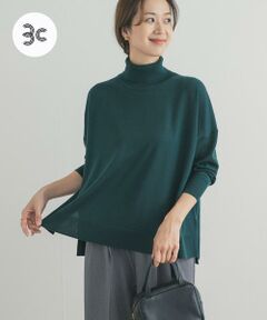 URBAN RESEARCH DOORS / アーバンリサーチ ドアーズ ニット・セーター | ウォッシャブルウールタートルネックワイドプルオーバー