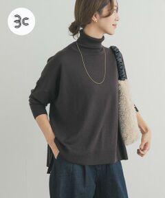 URBAN RESEARCH DOORS / アーバンリサーチ ドアーズ ニット・セーター | ウォッシャブルウールタートルネックワイドプルオーバー