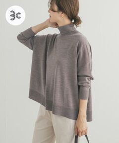 URBAN RESEARCH DOORS / アーバンリサーチ ドアーズ ニット・セーター | ウォッシャブルウールタートルネックワイドプルオーバー