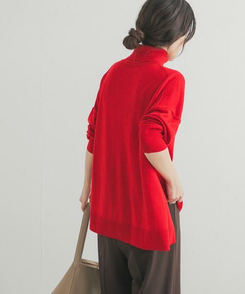 URBAN RESEARCH DOORS / アーバンリサーチ ドアーズ ニット・セーター | ウォッシャブルウールタートルネックワイドプルオーバー | 詳細1