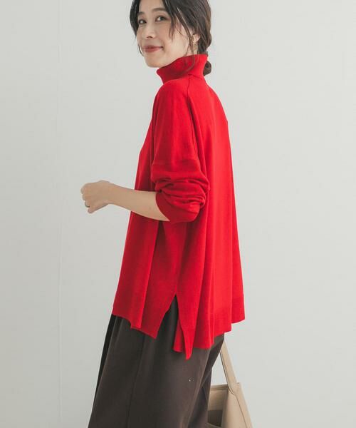 URBAN RESEARCH DOORS / アーバンリサーチ ドアーズ ニット・セーター | ウォッシャブルウールタートルネックワイドプルオーバー | 詳細5