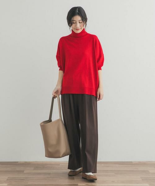 URBAN RESEARCH DOORS / アーバンリサーチ ドアーズ ニット・セーター | ウォッシャブルウールタートルネックワイドプルオーバー | 詳細7