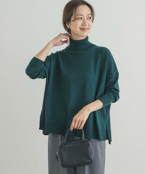 URBAN RESEARCH DOORS / アーバンリサーチ ドアーズ ニット・セーター | ウォッシャブルウールタートルネックワイドプルオーバー | 詳細10