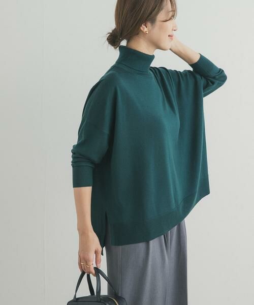 URBAN RESEARCH DOORS / アーバンリサーチ ドアーズ ニット・セーター | ウォッシャブルウールタートルネックワイドプルオーバー | 詳細11