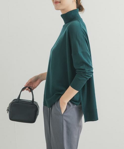 URBAN RESEARCH DOORS / アーバンリサーチ ドアーズ ニット・セーター | ウォッシャブルウールタートルネックワイドプルオーバー | 詳細13