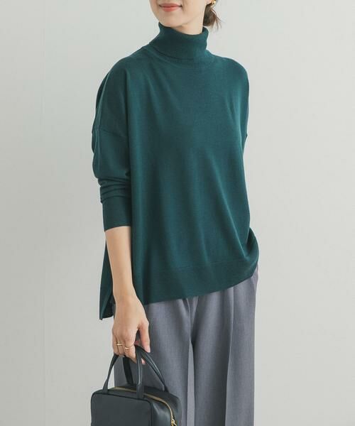 URBAN RESEARCH DOORS / アーバンリサーチ ドアーズ ニット・セーター | ウォッシャブルウールタートルネックワイドプルオーバー | 詳細15