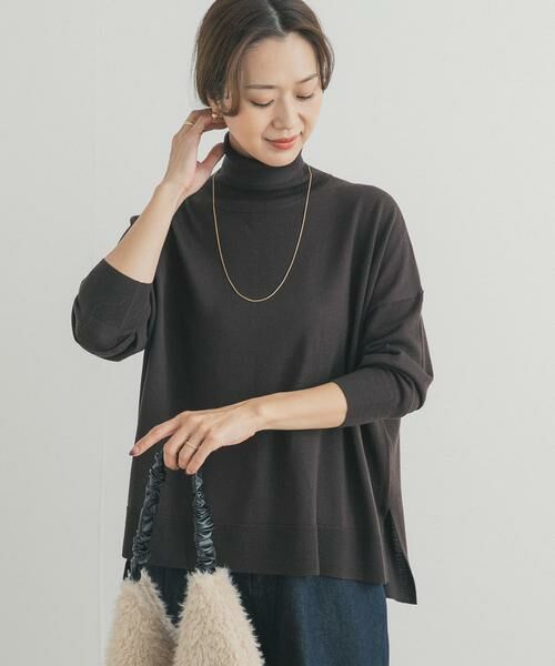 URBAN RESEARCH DOORS / アーバンリサーチ ドアーズ ニット・セーター | ウォッシャブルウールタートルネックワイドプルオーバー | 詳細24