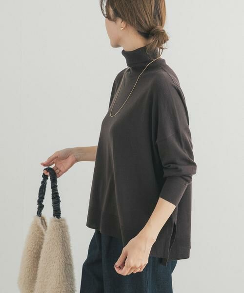 URBAN RESEARCH DOORS / アーバンリサーチ ドアーズ ニット・セーター | ウォッシャブルウールタートルネックワイドプルオーバー | 詳細25