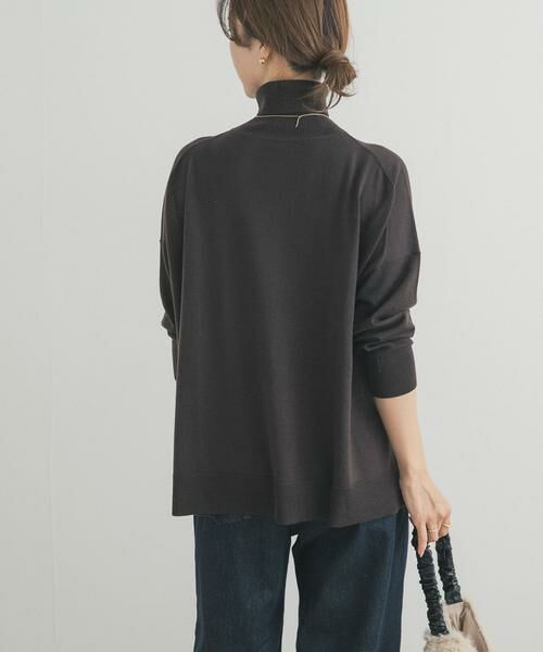 URBAN RESEARCH DOORS / アーバンリサーチ ドアーズ ニット・セーター | ウォッシャブルウールタートルネックワイドプルオーバー | 詳細26