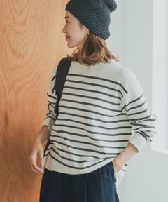 URBAN RESEARCH DOORS / アーバンリサーチ ドアーズ ニット・セーター | パネルボーダーKNIT