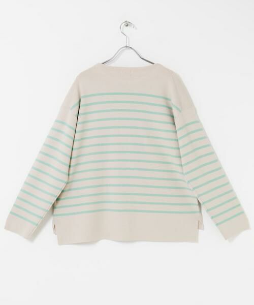 URBAN RESEARCH DOORS / アーバンリサーチ ドアーズ ニット・セーター | パネルボーダーKNIT | 詳細18