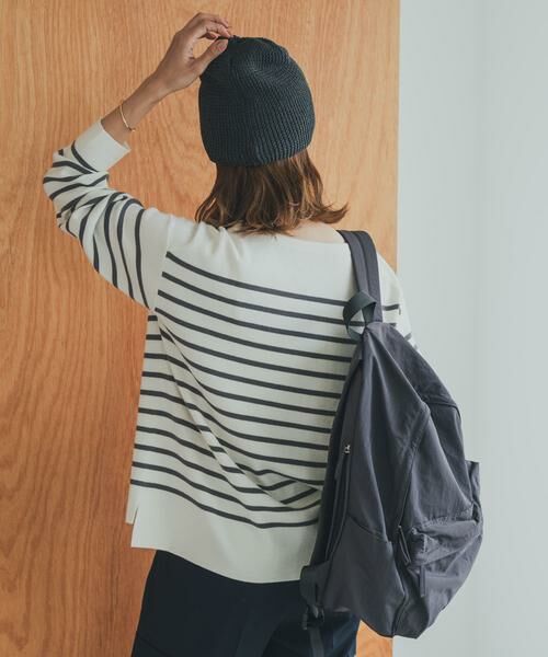 URBAN RESEARCH DOORS / アーバンリサーチ ドアーズ ニット・セーター | パネルボーダーKNIT | 詳細25